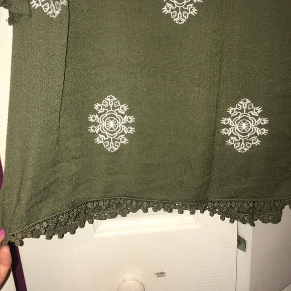 Olive green Chelsea and Violet dress - Picture 3 of 4